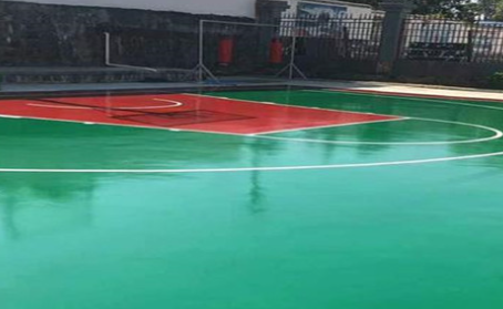 广州篮球场翻新地面
